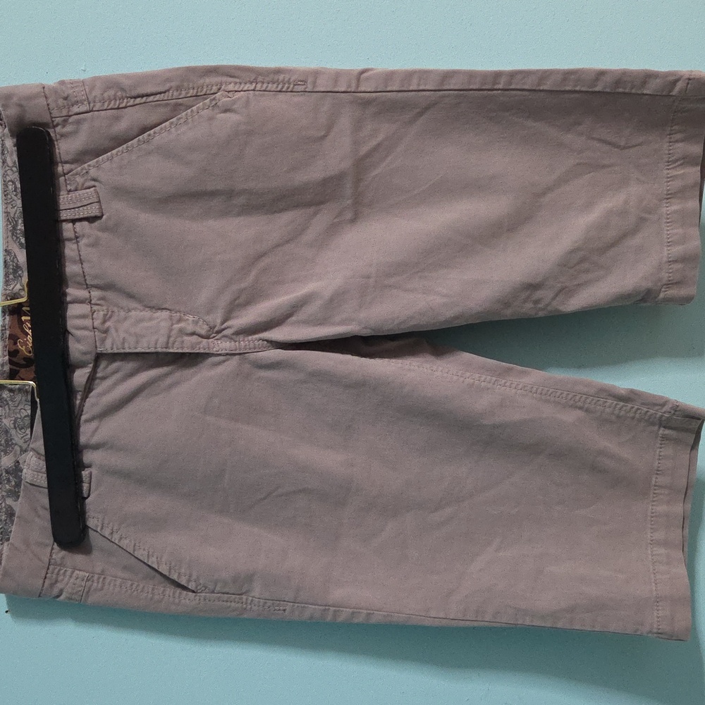 Women's Tan Bermuda Shorts